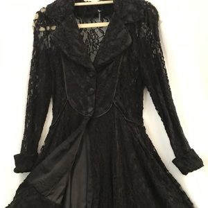 Lace jacket dress